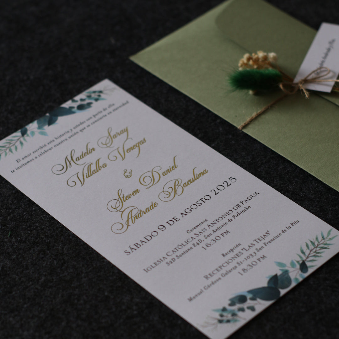 Invitaciones de Boda Gemini