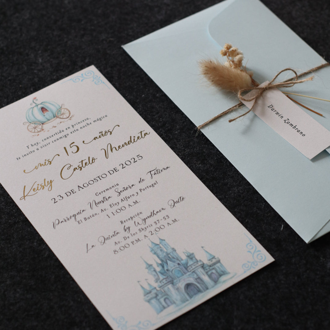 Invitación de 15 años Merak