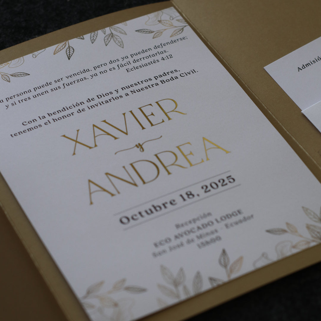 Invitaciones de Boda Aquarii