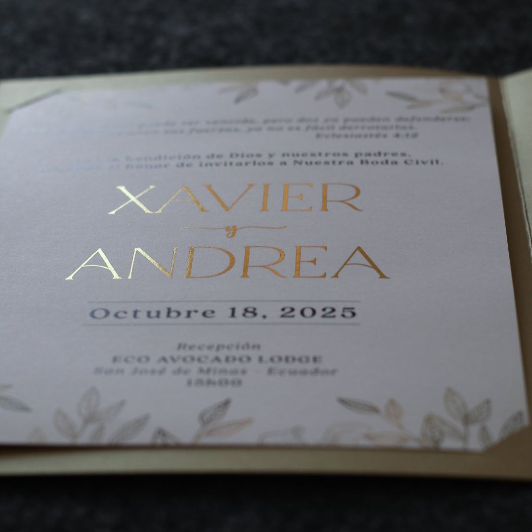 Invitaciones de Boda Aquarii