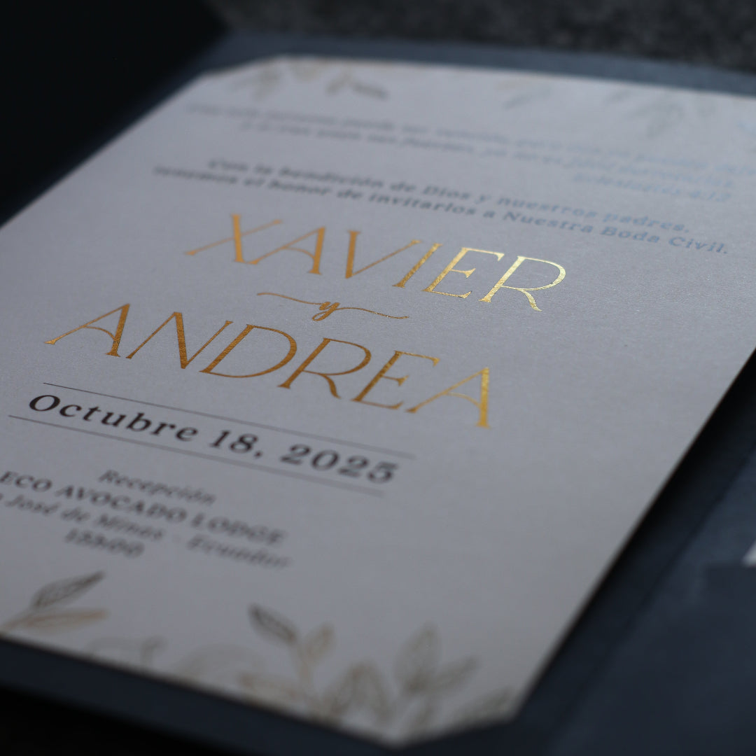 Invitaciones de Boda Aquarii