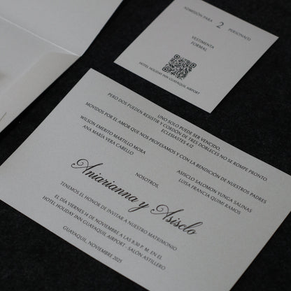 Invitaciones de Boda Altair