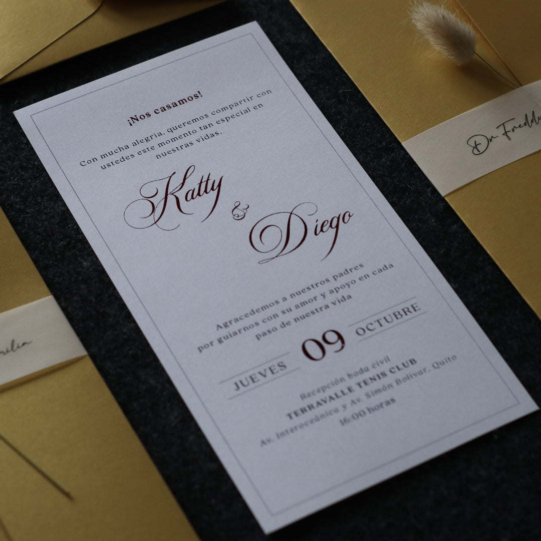 Invitaciones de Boda Gemini