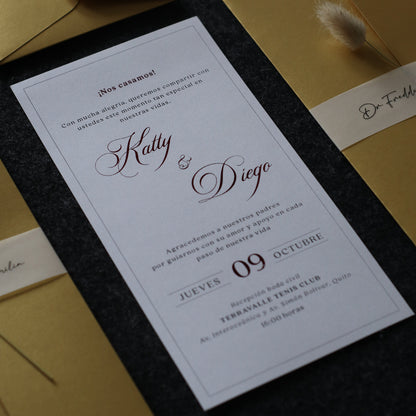 Invitaciones de Boda Gemini