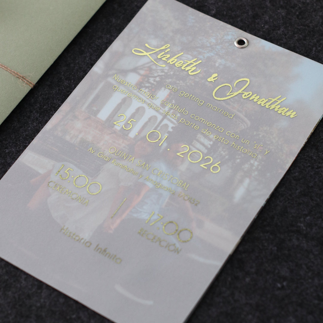 Invitaciones de Boda Altair Pergamino
