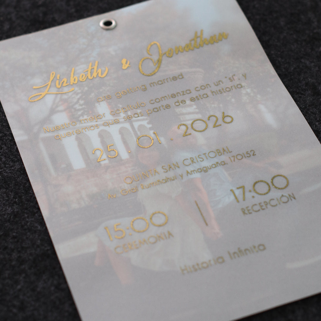 Invitaciones de Boda Altair Pergamino