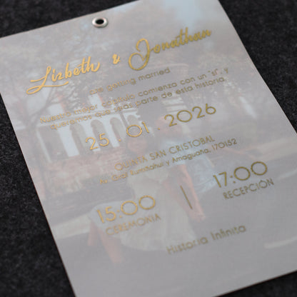 Invitaciones de Boda Altair Pergamino