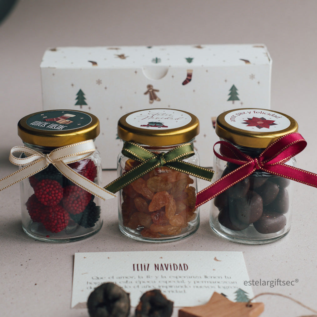 Trío de dulces navideños