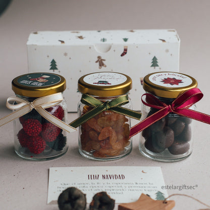 Trío de dulces navideños