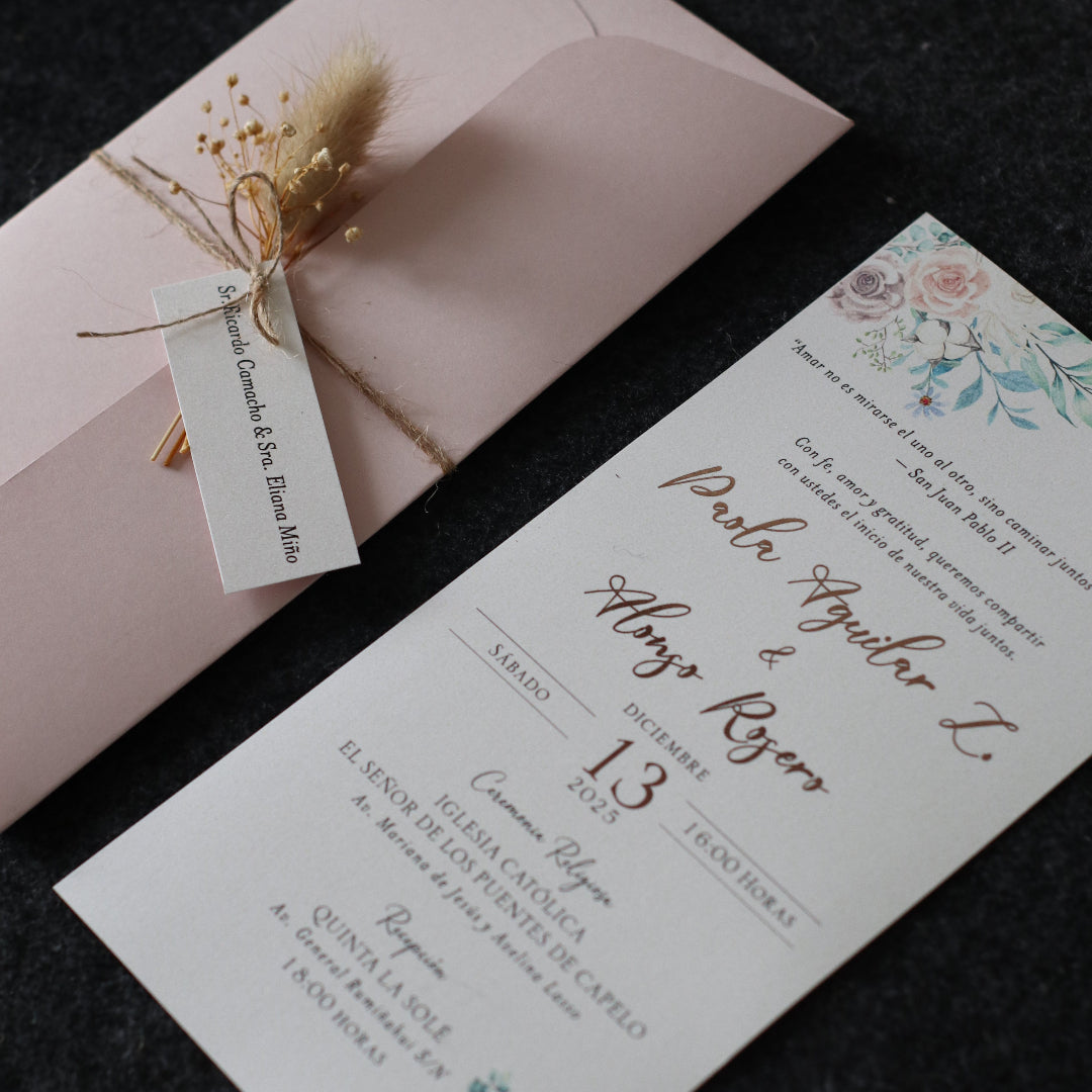 Invitaciones de Boda Gemini