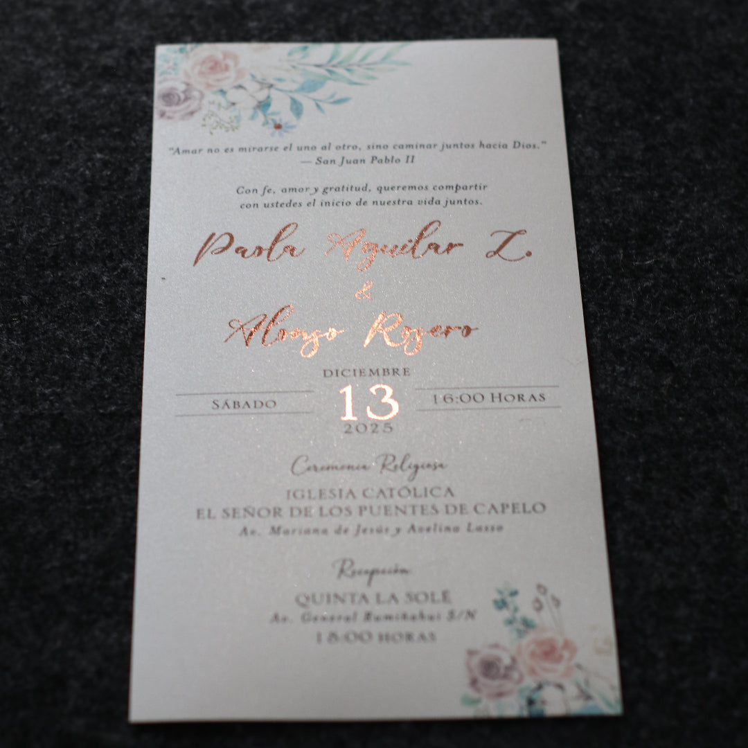 Invitaciones de Boda Gemini