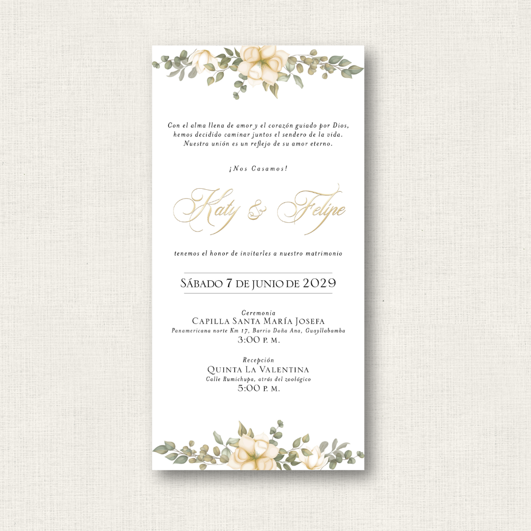 Invitaciones de Boda Gemini