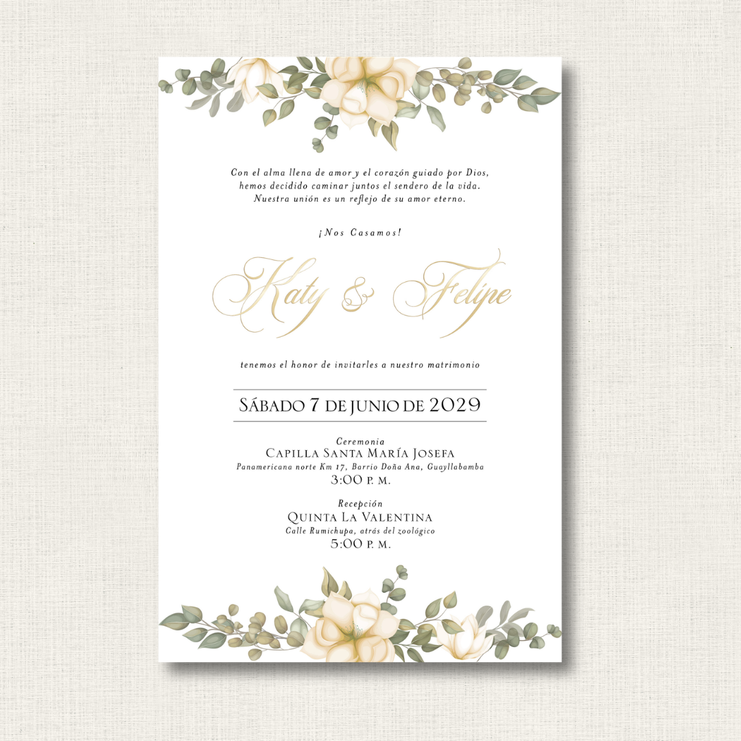 Invitaciones de Boda Altair