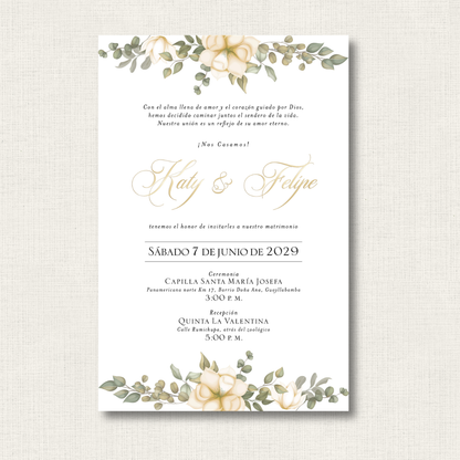 Invitaciones de Boda Altair