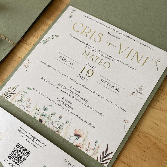 Invitaciones de Boda Orión