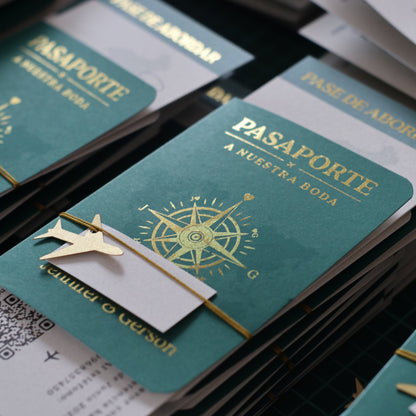 Invitaciones de Boda Pasaporte