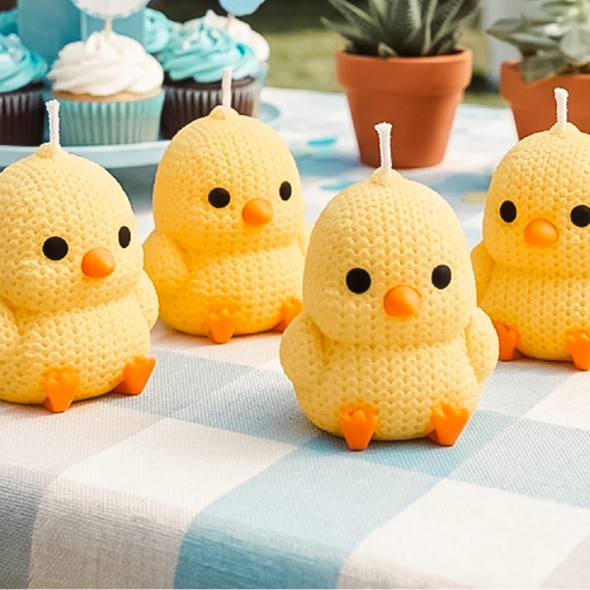 Recuerdo de Baby Shower Vela de Pollito